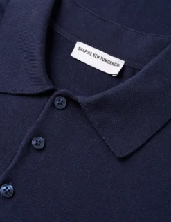Everyday Knit Short Sleeve Polo Navy