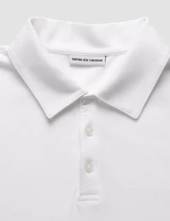 Evolve Pique Polo White