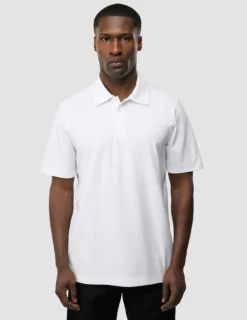 Evolve Pique Polo White