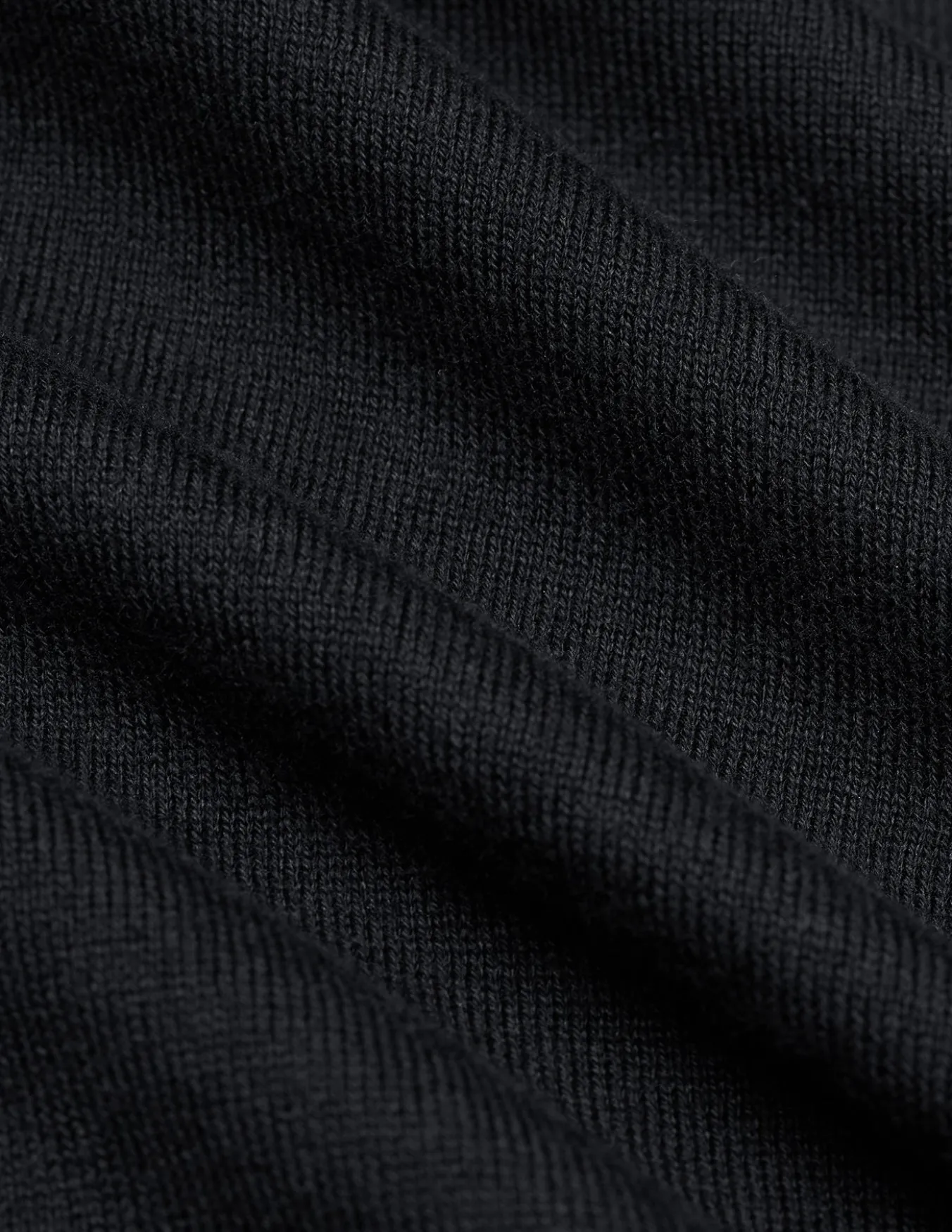 Fine Knit Crewneck Black