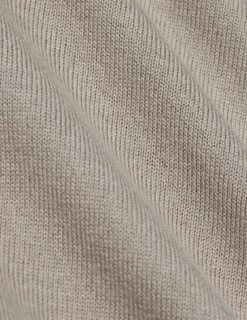 Fine Knit Crewneck Dark Sand