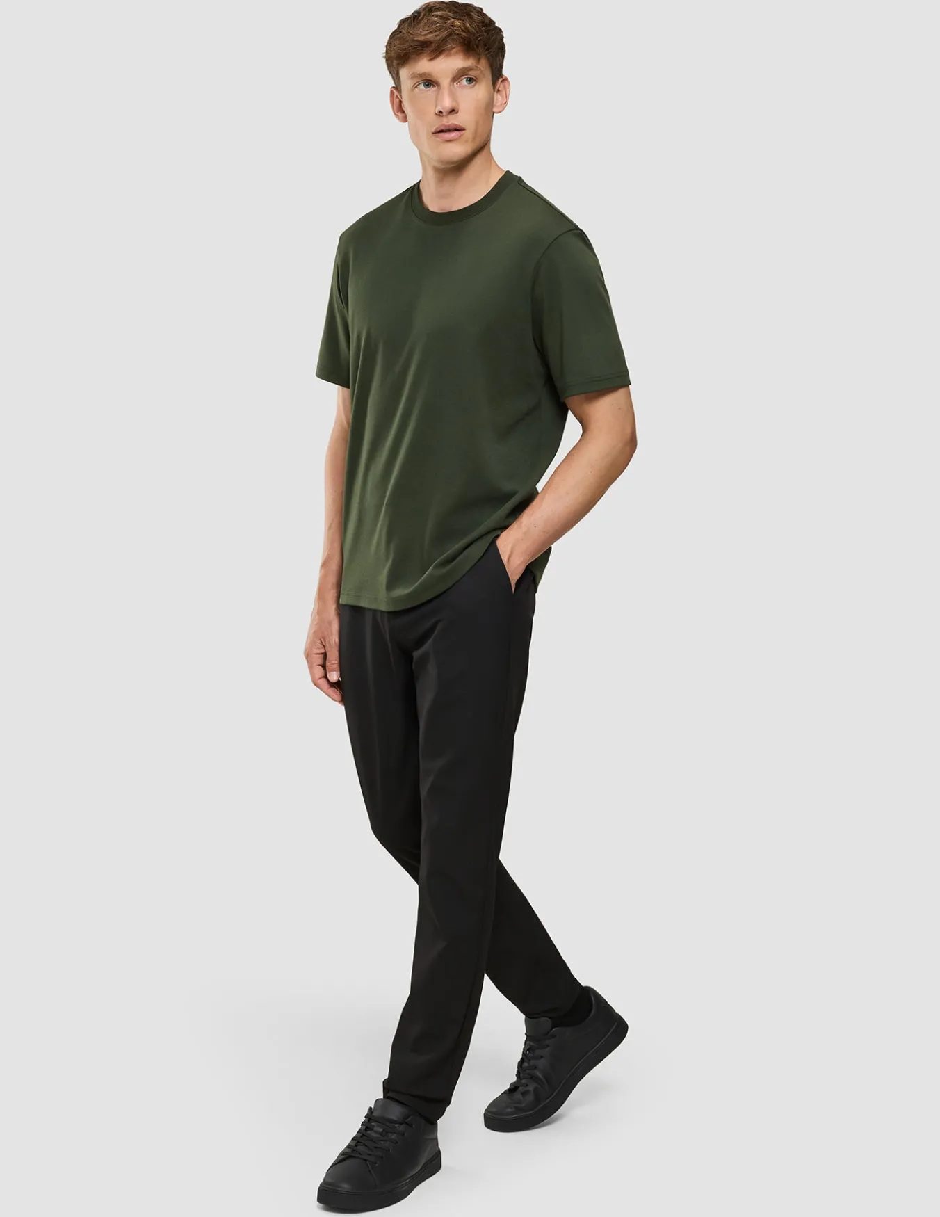 Heavy Box Fit T-shirt Green Night