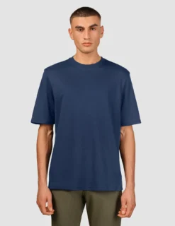 Heavy Box Fit T-shirt Navy