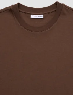 Heavy Box Fit T-shirt Saddle Brown