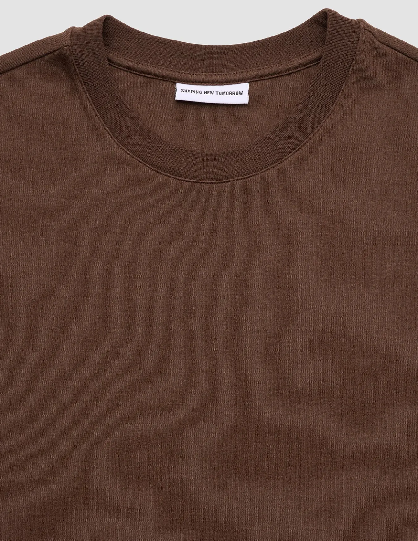 Heavy Box Fit T-shirt Saddle Brown