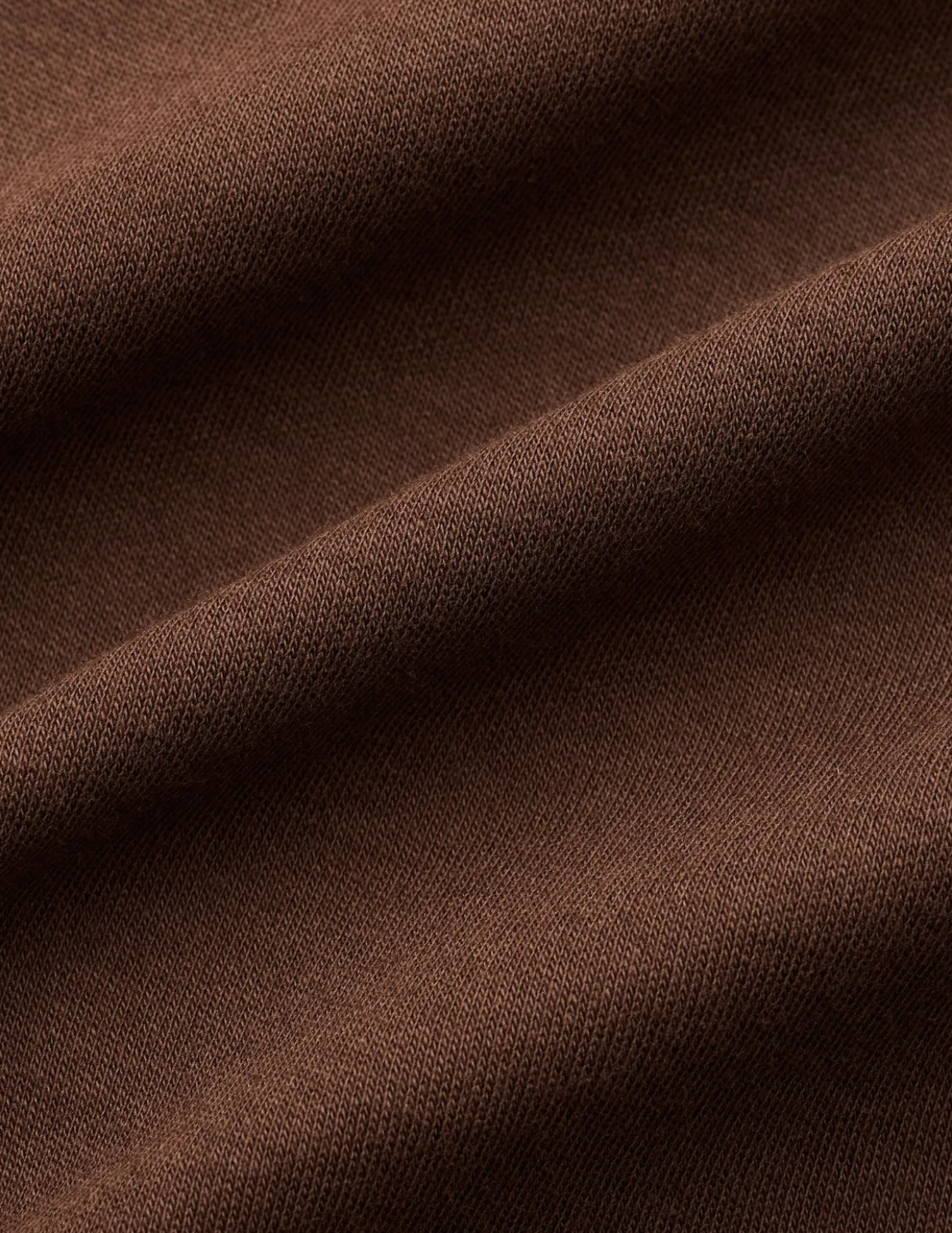 Heavy Box Fit T-shirt Saddle Brown