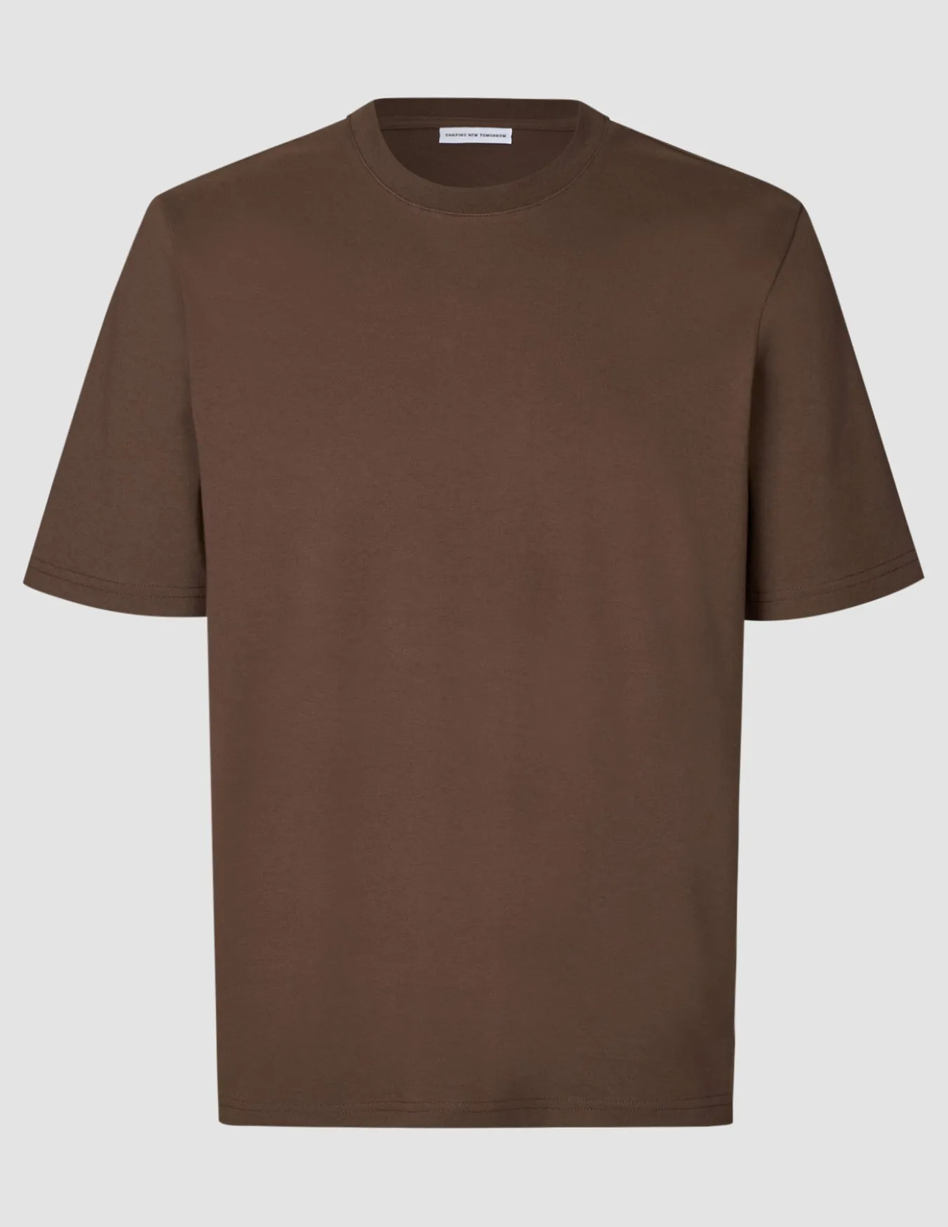 Heavy Box Fit T-shirt Saddle Brown