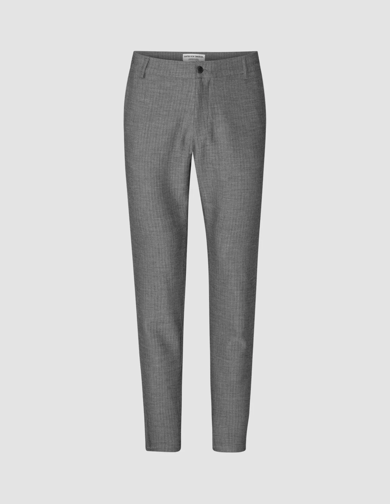 Heavy Edition Pants Regular Grey Herringbone 2.0