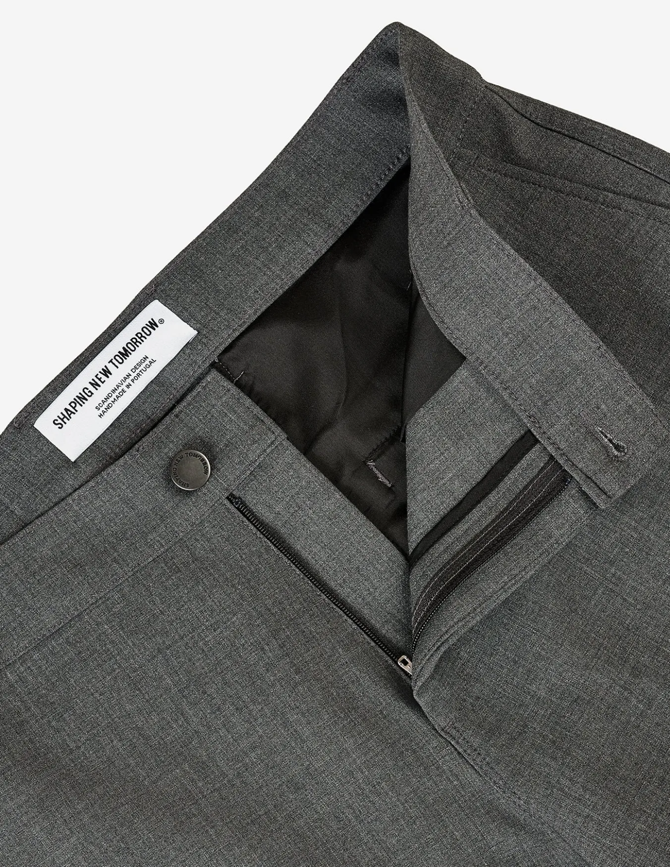 Heavy Edition Pants Slim Dark Grey Melange