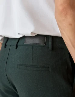 Heavy Edition Pants Slim Deep Green Melange 2.0