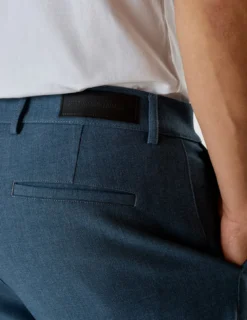 Heavy Edition Pants Slim Deep Blue Melange 2.0
