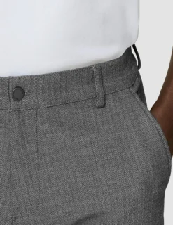 Heavy Edition Pants Slim Grey Herringbone 2.0