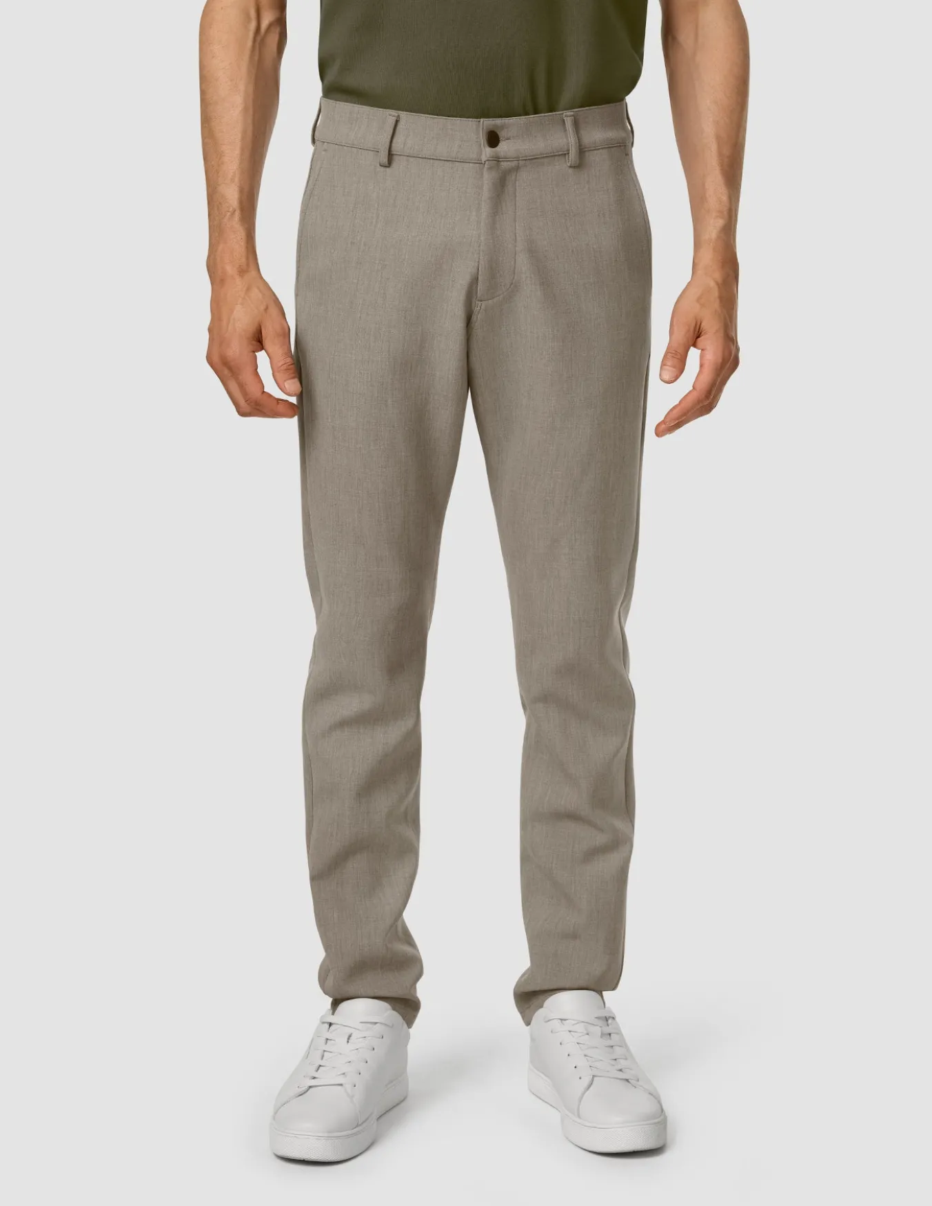 Heavy Edition Pants Slim Khaki Melange 2.0