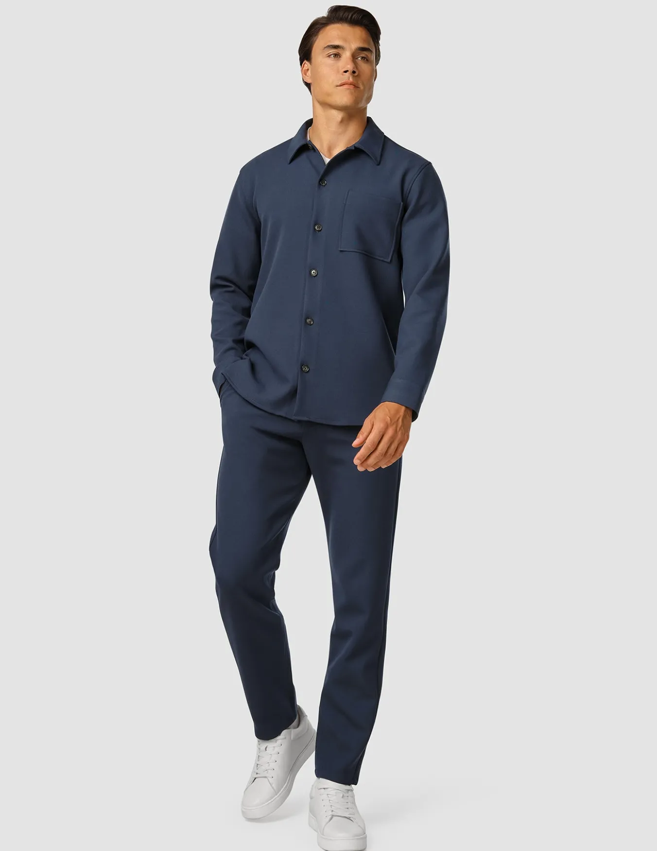 Heavy Edition Transitional Overshirt Dark Navy