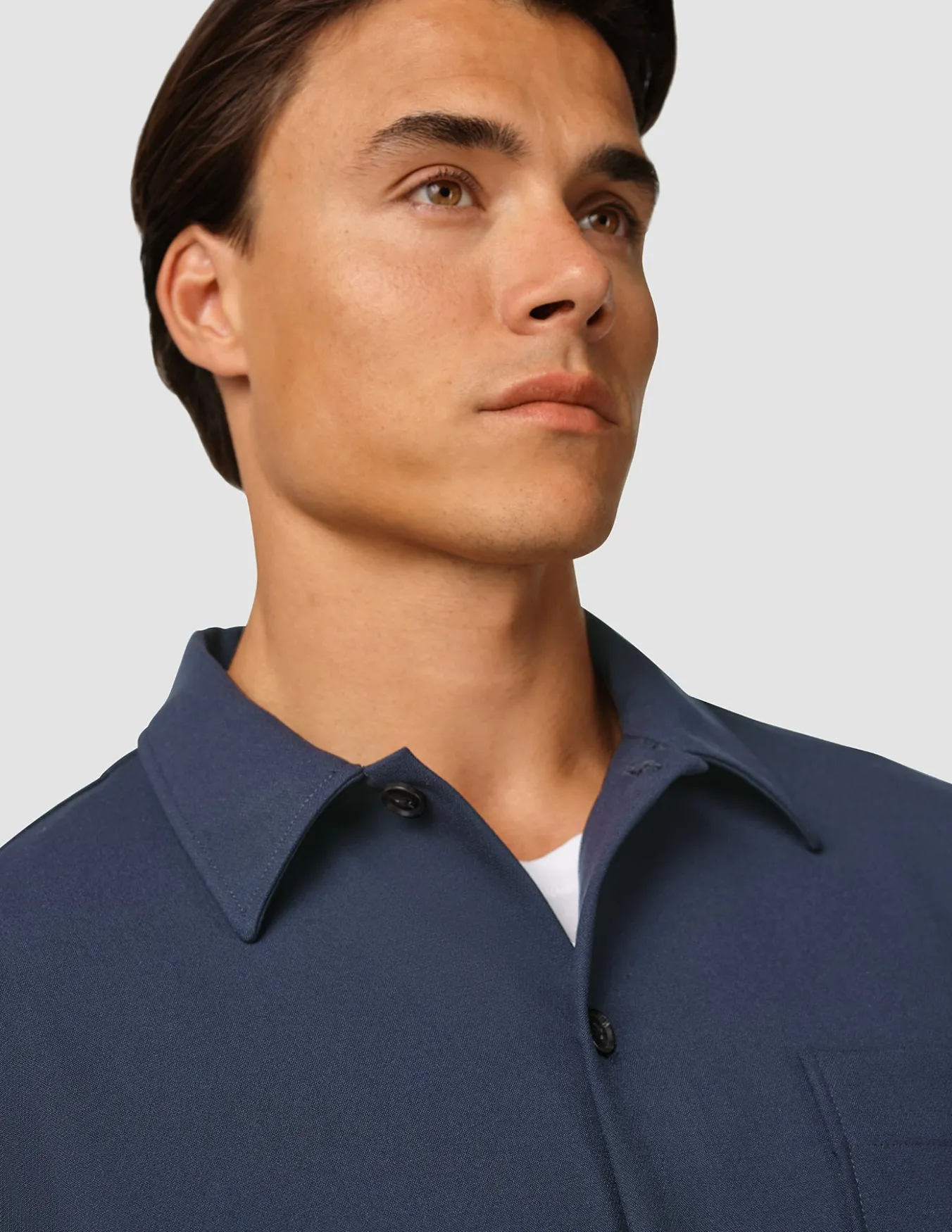 Heavy Edition Transitional Overshirt Dark Navy