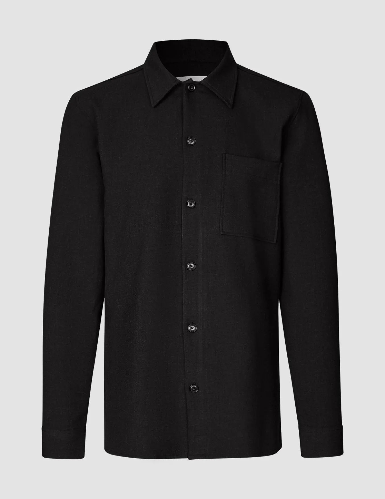 Heavy Edition Transitional Overshirt Black Melange