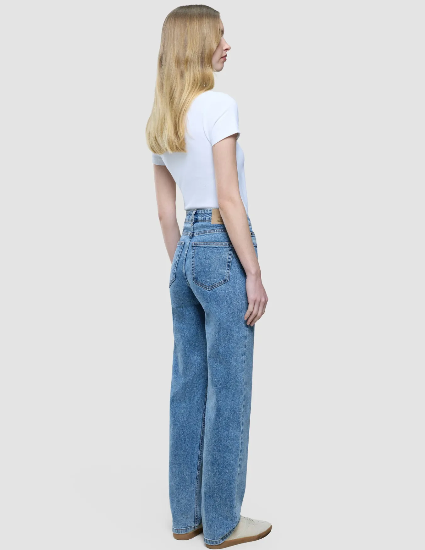 Jeans Straight Snow Blue Wash