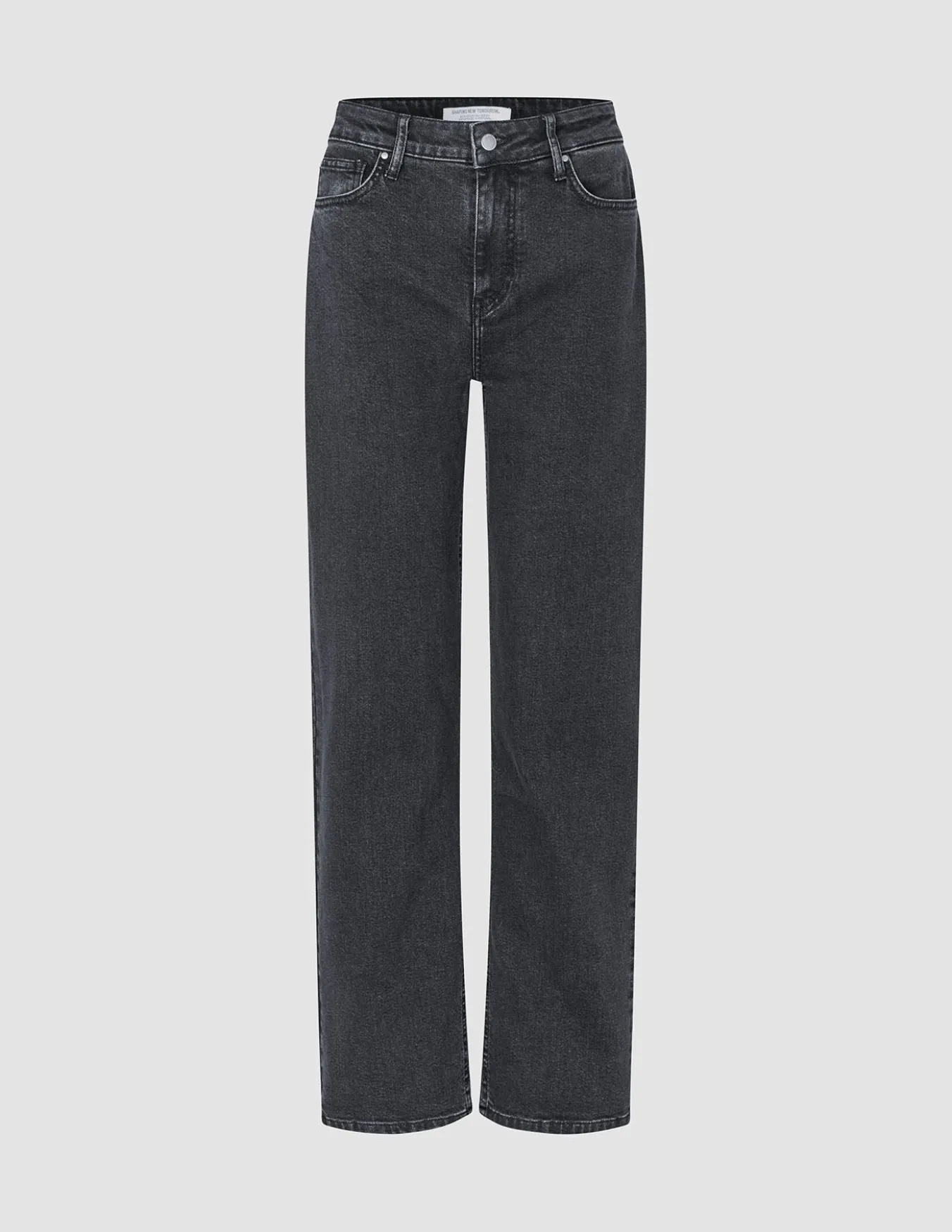 Jeans Straight Washed Black