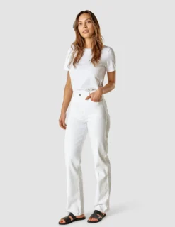 Jeans Straight White