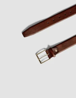 Leather Belt Dark Brown