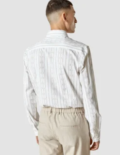 Lightweight Classic Shirt Earth Stripe Regular