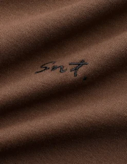 Lightweight Crewneck Saddle Brown