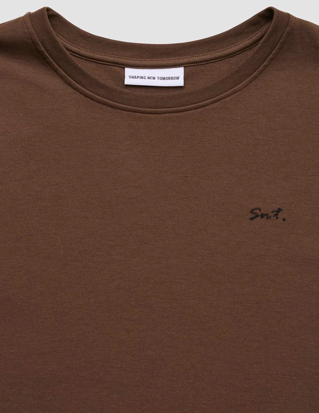 Lightweight Crewneck Saddle Brown