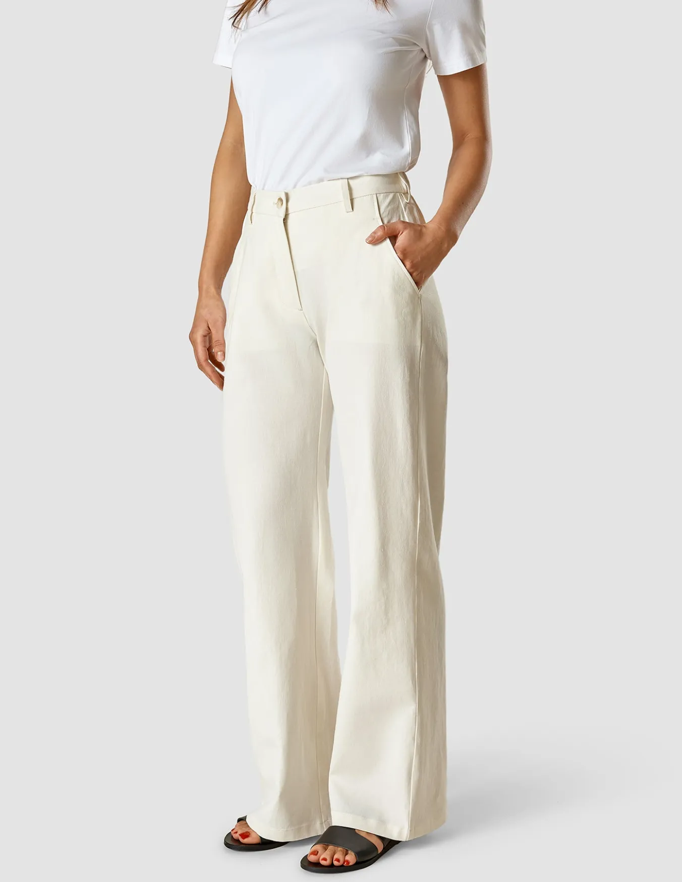 Linen Pants Off White