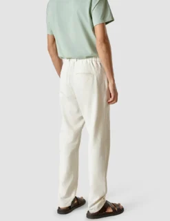 Linen Pants Relaxed Fit Off White