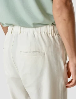 Linen Pants Relaxed Fit Off White