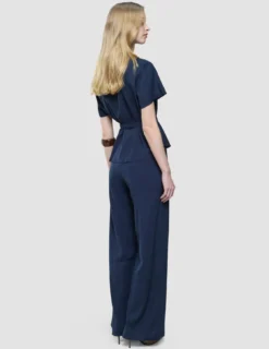 linen set night sky short sleeved shirt relaxed pants