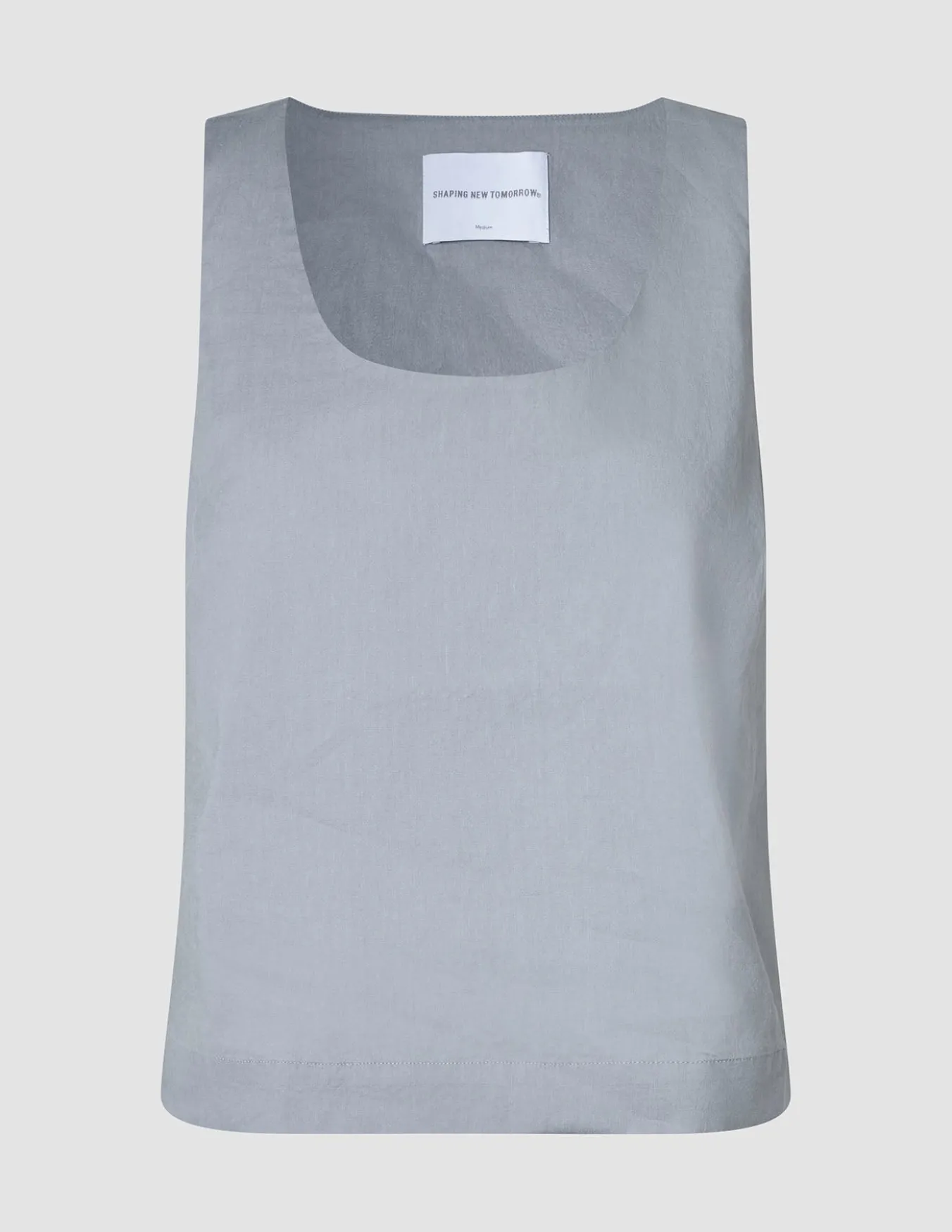 linen set stone grey top relaxed pants