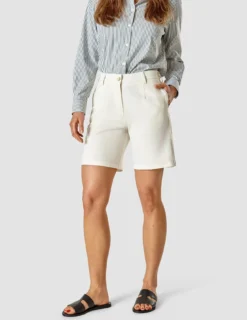 Linen Shorts Off White
