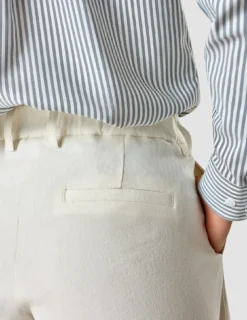 Linen Shorts Off White