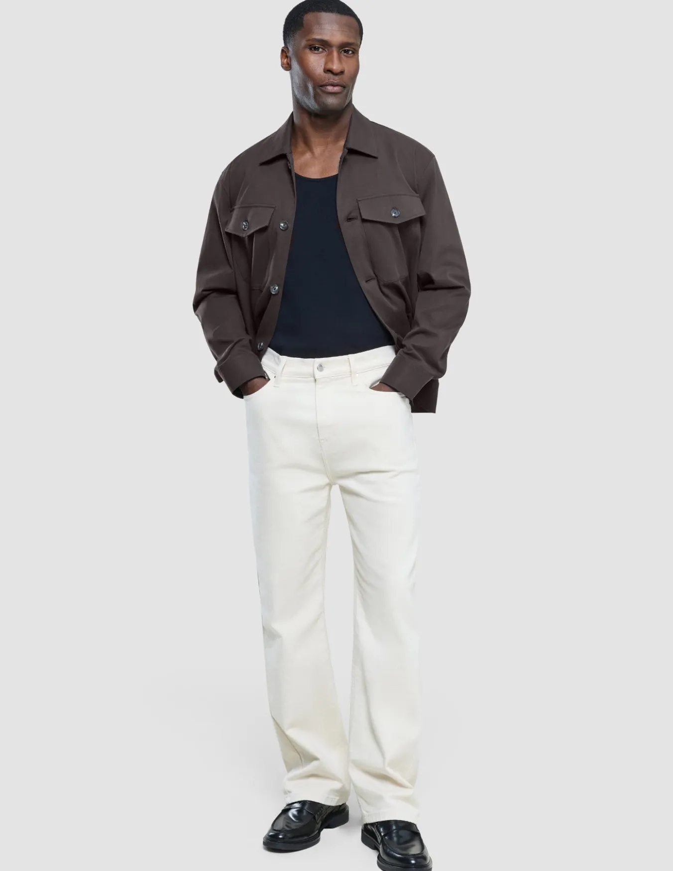 Luca Jeans Relaxed Fit Off White