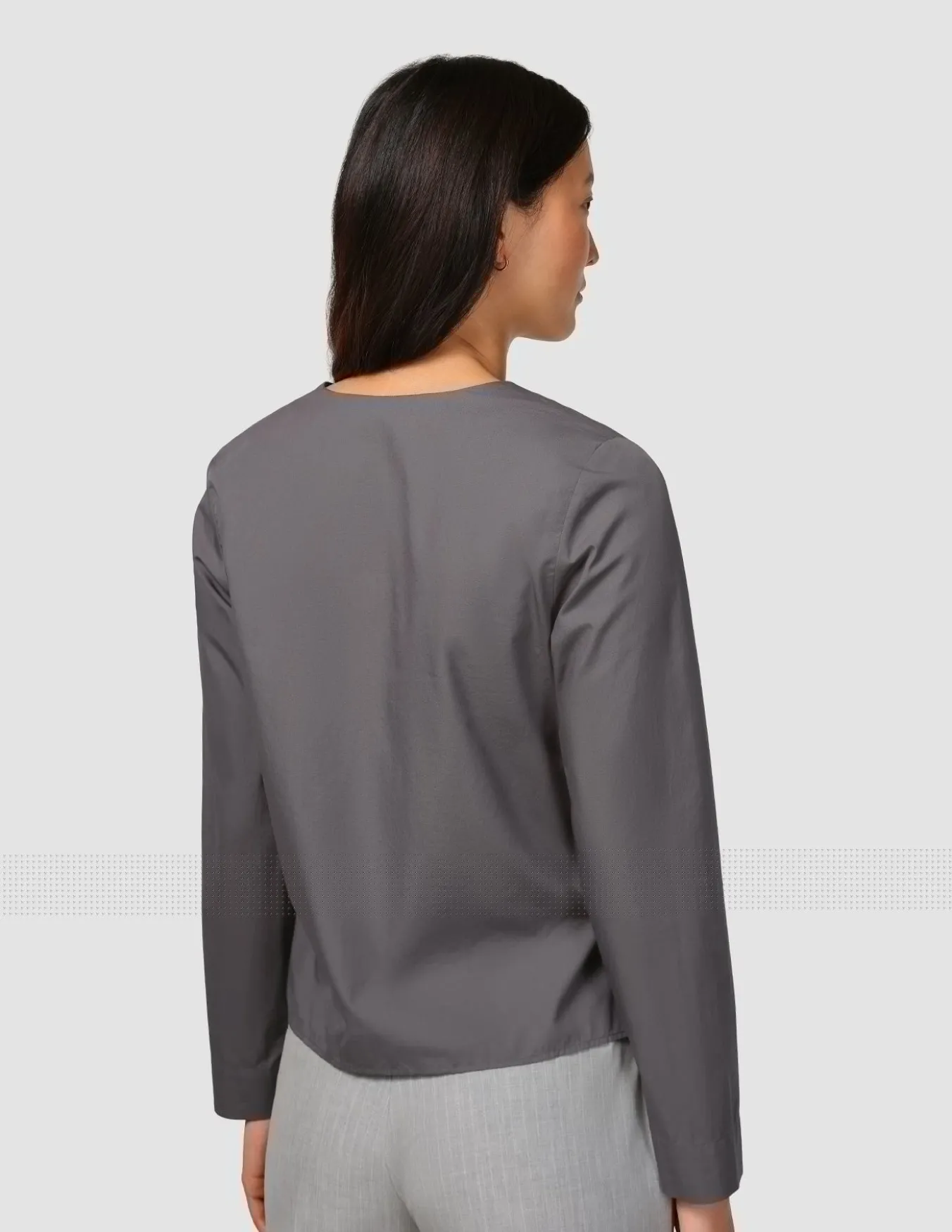 Madison Blouse Steel Grey