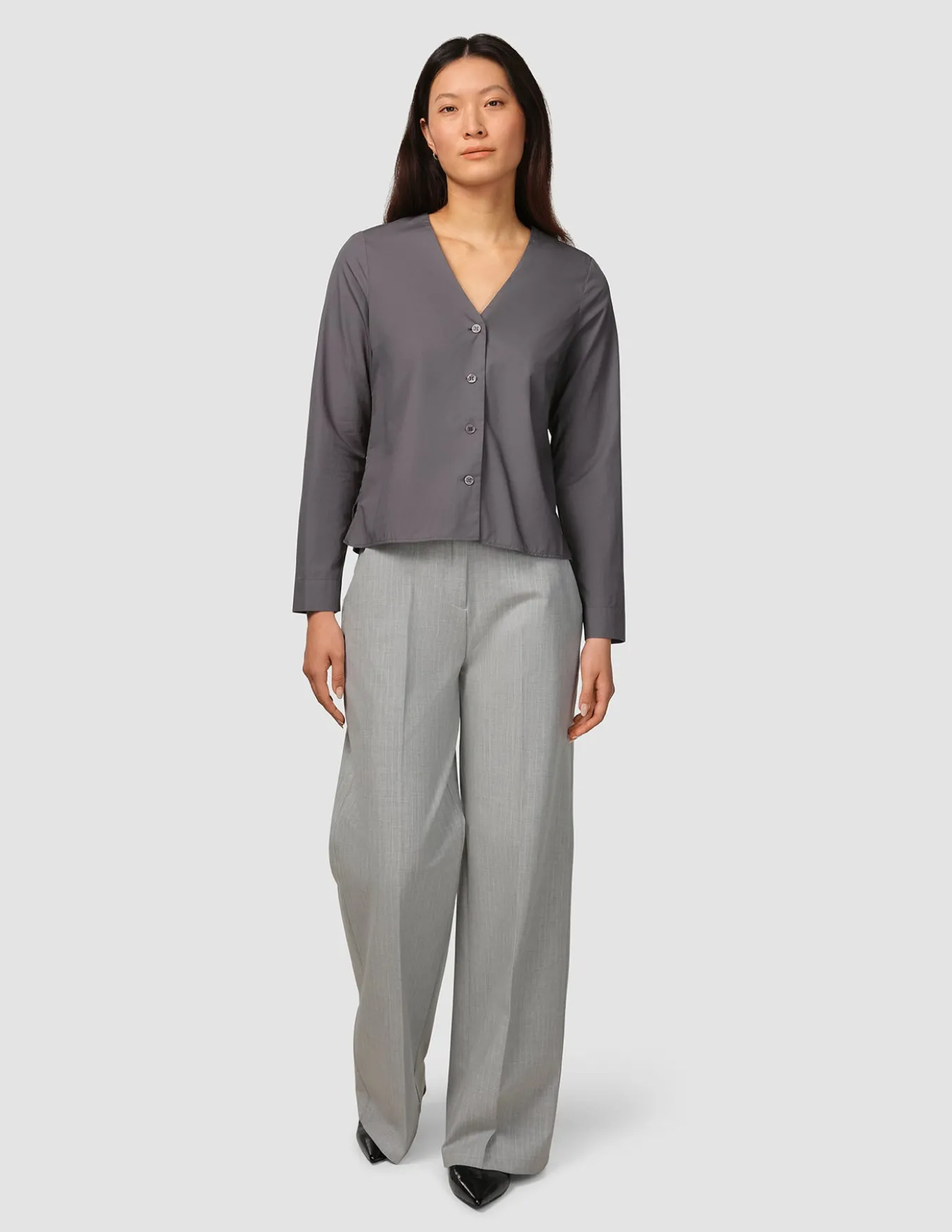 Madison Blouse Steel Grey