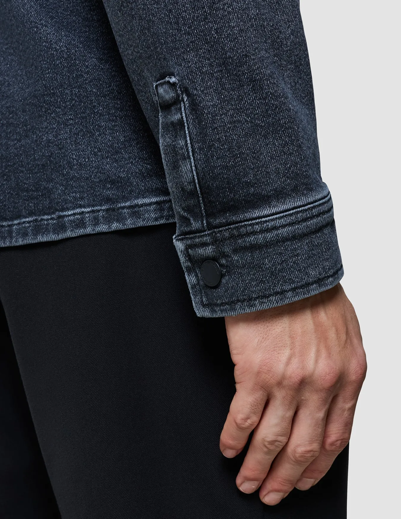 Matteo Denim Overshirt Washed Black