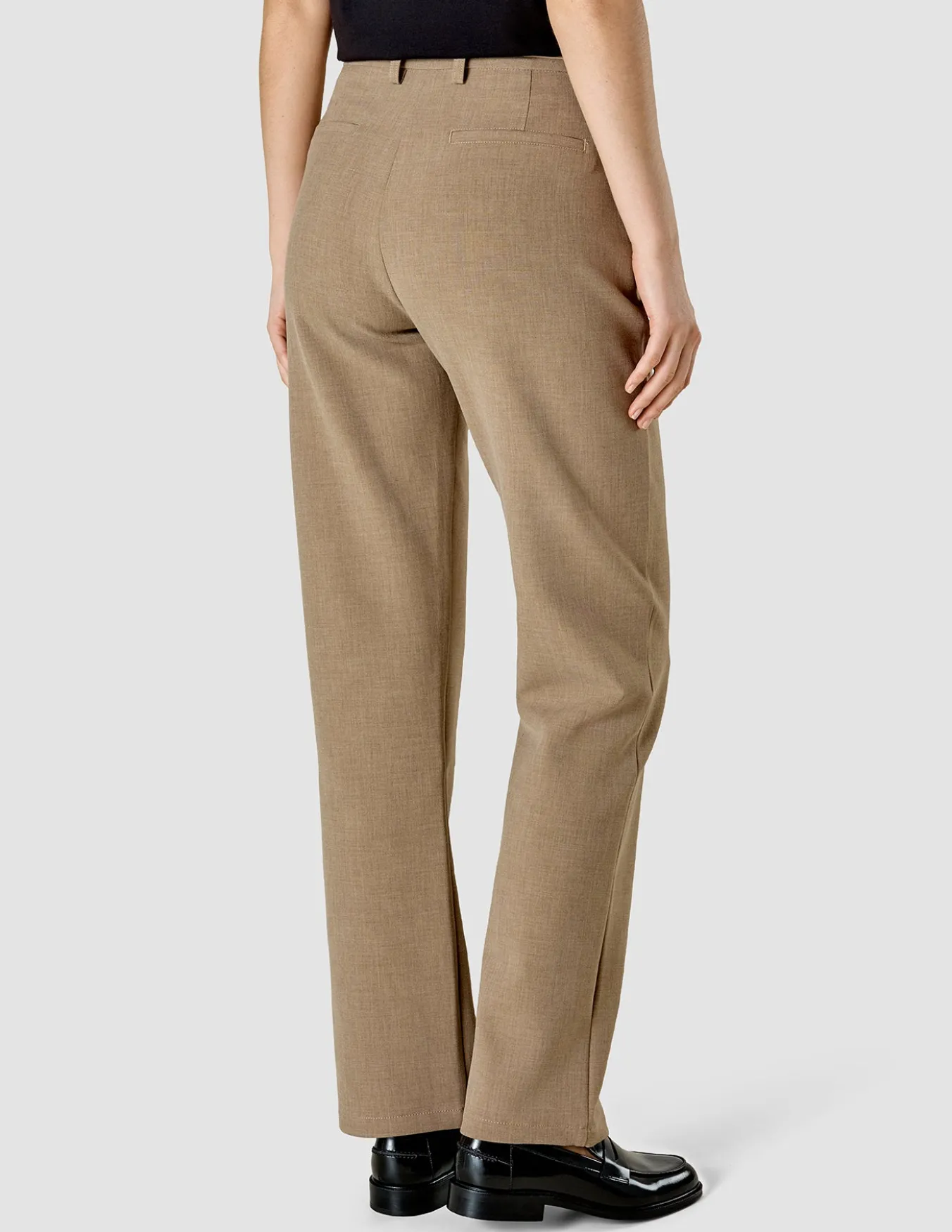 No. 1 Pants Straight Cappuccino