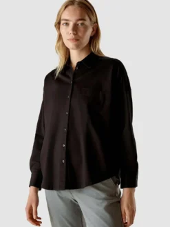 Oversized Long Sleeve Shirt Black