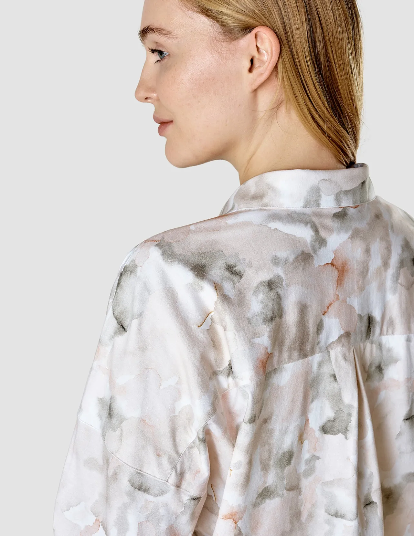 Oversized Long Sleeve Shirt Rainforest