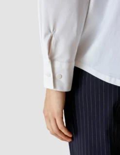 Oversized Long Sleeve Shirt White