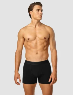 2 Pack Bamboo Viscose Boxer Black