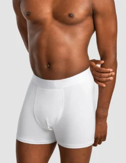 2 Pack Bamboo Viscose Boxer White