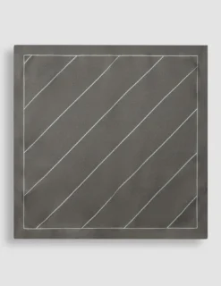 Pocket Square Brown Pinstripe