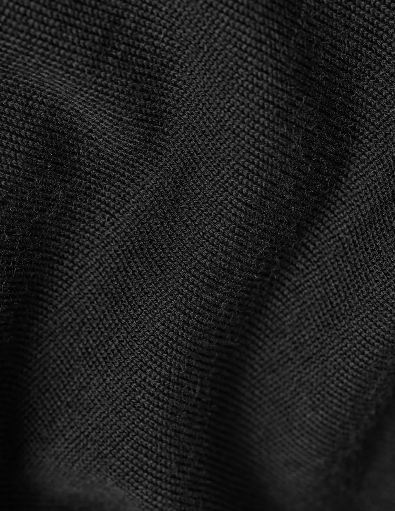 Premium Merino Crewneck Black
