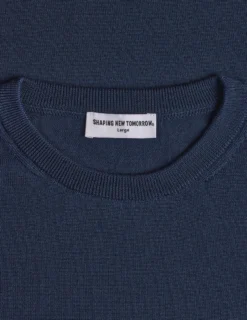 Premium Merino Crewneck Navy