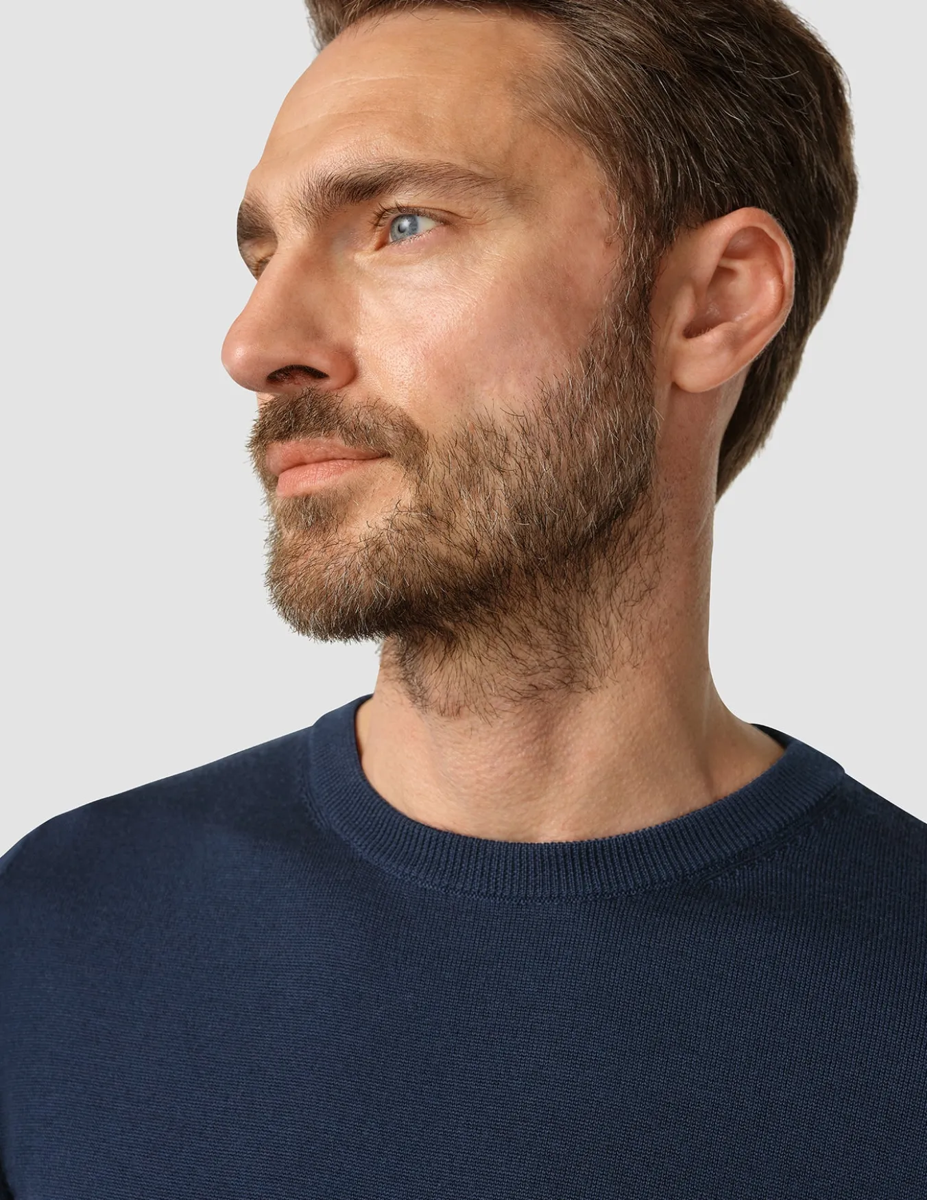 Premium Merino Crewneck Navy