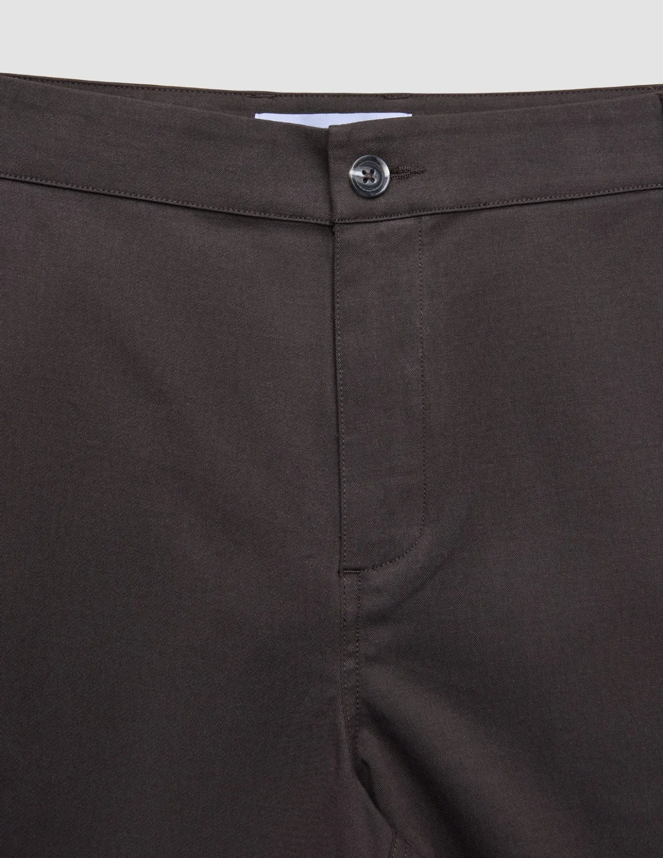 Refine Cotton Shorts Dark Brown