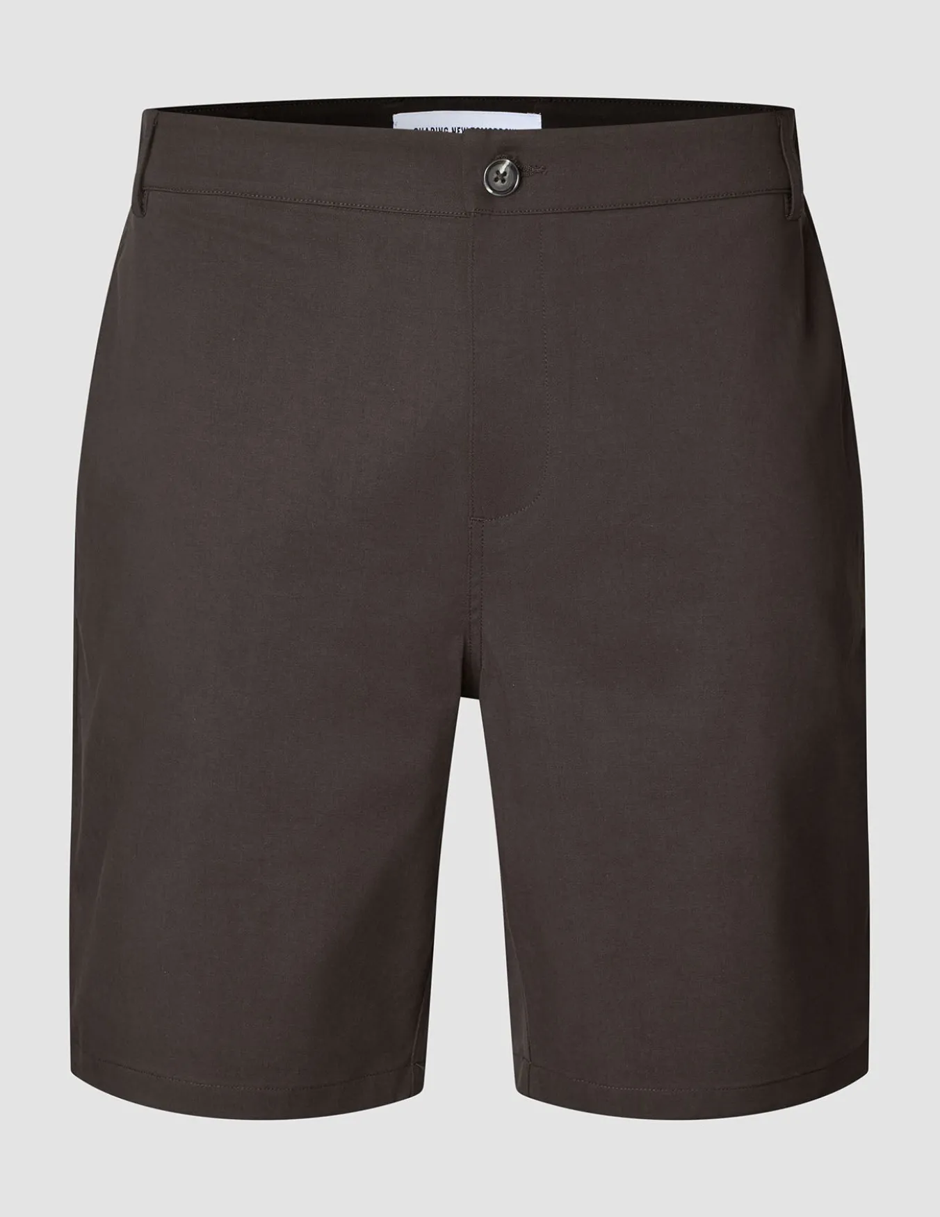 Refine Cotton Shorts Dark Brown
